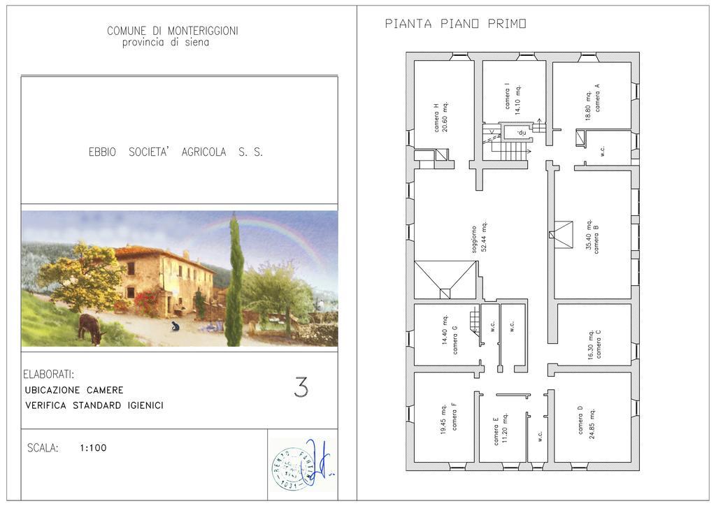 Agriturismo Biologico Ebbio Villa Monteriggioni Ngoại thất bức ảnh
